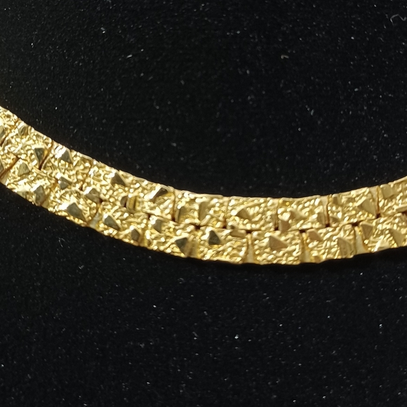 Vintage Luxurious Golden Nugget Collection 14K Gold Plated Set - Picture 6 of 15